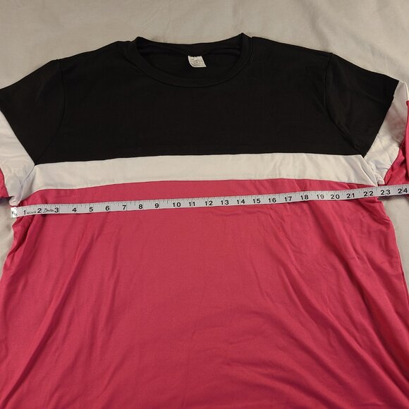 Men's-Women's Pajamas long sleeve shirt and pants 3XL Black & Pink New - Picture 10 of 11